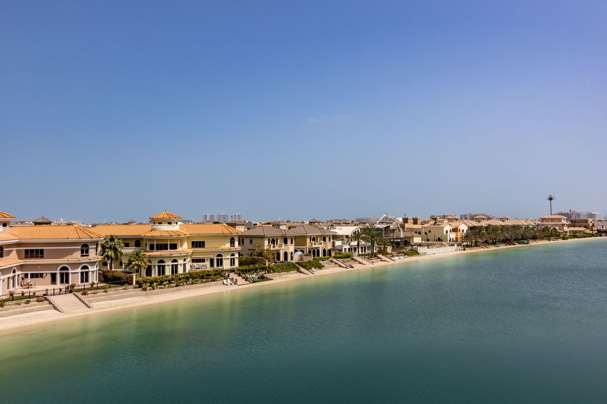 Palm Jumeirah beachfront villas